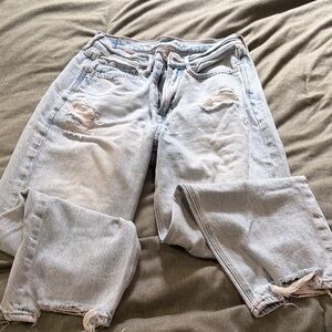 American Eagle highest rise 90s boyfriend Jean